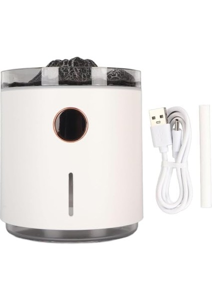 Efektli Şarjlı Hava Nemlendirici Yatak Odası Oturma Odası Için Akıllı Aromaterapi Mist Difüzör, Simüle Alev Şekli, Görsel Büyü fiyatları