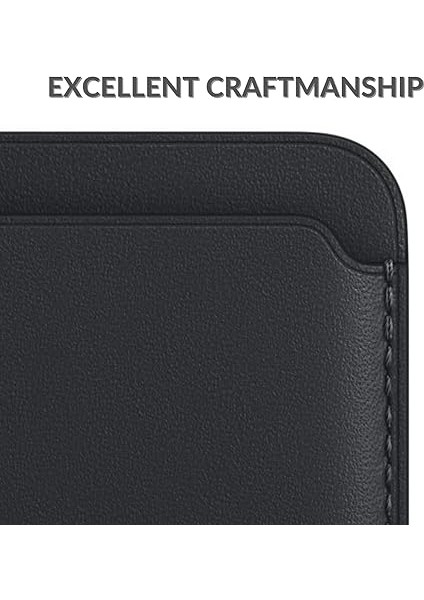 Magsafe Cüzdan Kartlık Deri Güçlendirilmiş Mıktanıs,iphone 16/15/14/13/12 ile Uyumlu modelleri