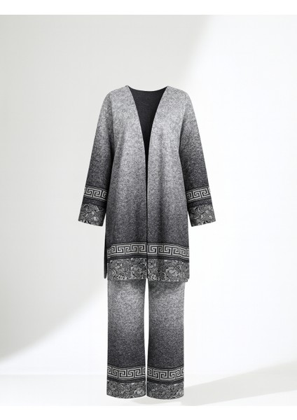 Kadın Kimono Büyük Beden Üç Parça Takım