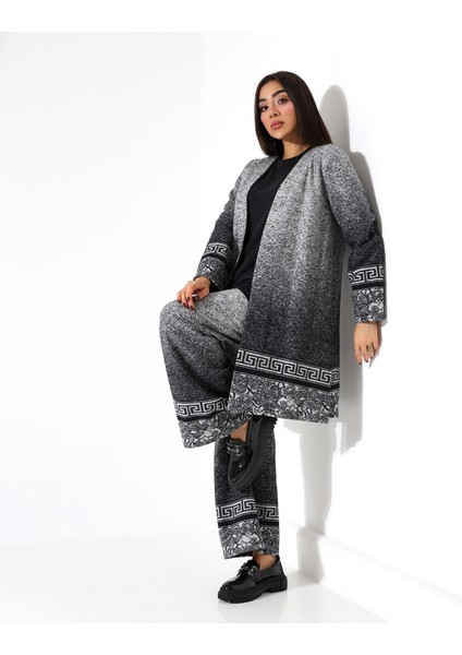 Kadın Kimono Büyük Beden Üç Parça Takım