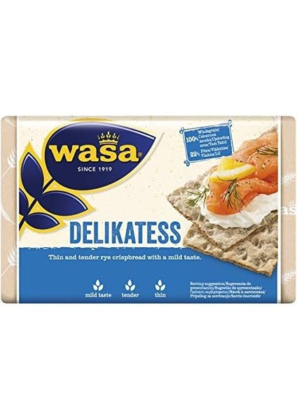 Wasa Ince Gevrek Ekmek (Crispbread Delikatess) 270 G. modelleri