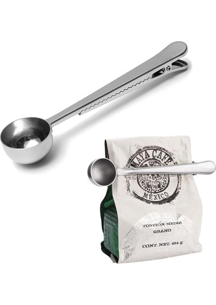 Kahve Ölçü Kaşığı ve Paket Klipsi CIN108