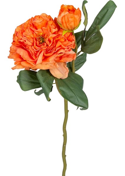 Yapay Gül Tomurcuklu Turuncu 50 Cm.