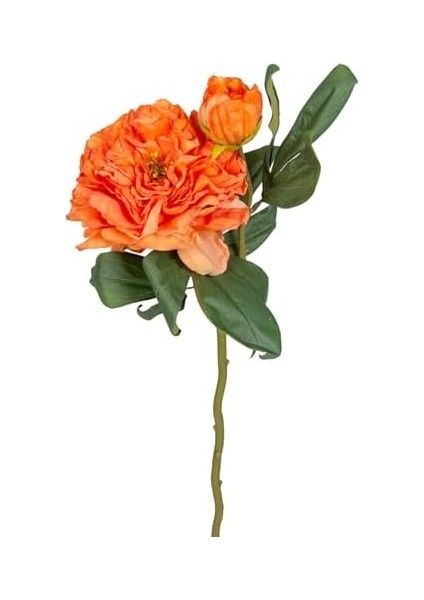 Yapay Gül Tomurcuklu Turuncu 50 Cm. fiyatları