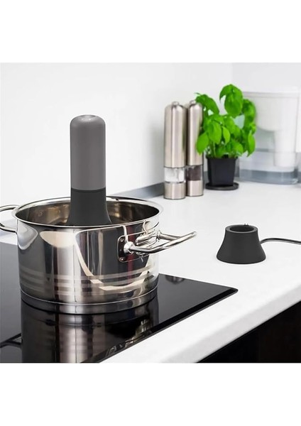 Çorba Karıştırıcı Portatif Pilli Otomatik Tencere Pratik Çorba Yoğurt Yemek Sos Çırpıcı fırsatları