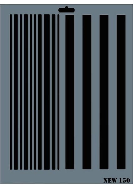 Rich New Seri N-150 Stencil 35X25 cm