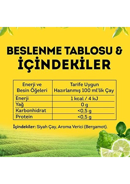 Lipton Doğu Karadeniz Bergamot Aromalı Çay, 1000 G