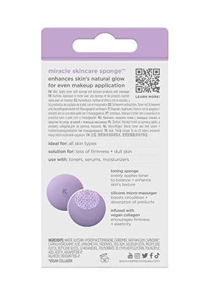Real Techniques Sponge Plus Cilt Bakım Süngeri RT-4223 modelleri