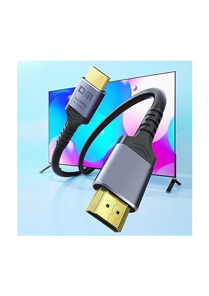 HI001S 8K/60Hz 4K/144Hz HDMI 2.1 Hdr Görüntü ve Ses Aktarım Kablosu 1.5 Metre modelleri