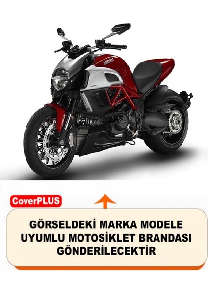 Ducati Diavel Strada Branda (Arka Çanta Uyumlu) Motosiket Brandası (Gri Renk) Motor Örtüsü Çadır Su Geçirmez Motosiklet Kılıfı Motor Brandası fiyatları