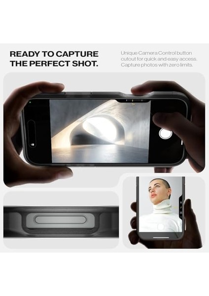 16 Pro Max ile Uyumlu Ekstra Dayanıklı Magsafe Kılıf Tough Armor Ai Hava Kanalı Teknolojisi Askeri Sınıf Koruma Magfit Kickstand'lı Frost Çift Katman Kapak - ACS08502 fiyatları