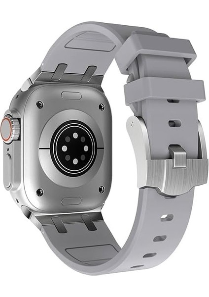 Ile Uyumlu 42MM Krd-89 Silikon Kordon Gümüş fiyatları