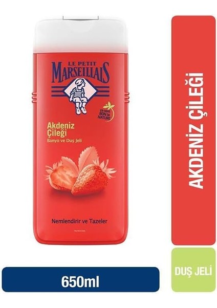 Le Petit Marseillais Duş Jeli Akdeniz Çileği (650 Ml)