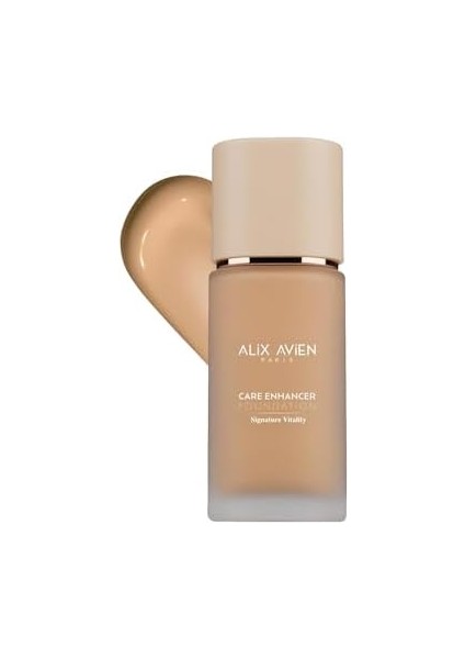 Alix Avien Kırışıklık Karşıtı Nemlendirici SPF30 Parlak Bitişli Fondöten Care Enhancer 816 Amber Honey fiyatları