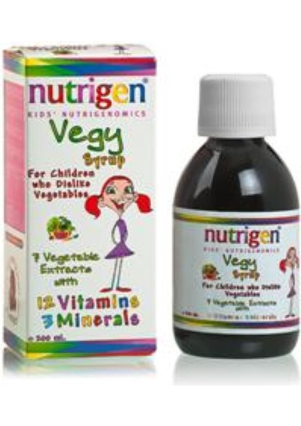 Nutrigen Vegy Sebze Tüketemeyen Çocuklar Için 200 ml Şurup