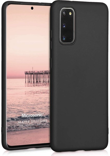 Silicone Galaxy S20 Için Kılıf Siyah [galaxy S20 ile Uyumlu Kılıf - Siyah]