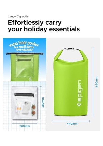 Aqua Shield Waterproof Ipx6 Sertifikalı Su Geçirmez Sırt Çantası 30L Snow Cactus Green A631 - AMP07230 fiyatları