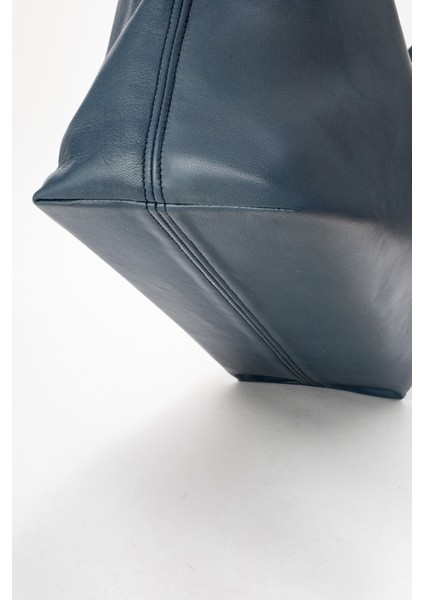 Majoste Kadın Omuz Çantası Mavi modelleri