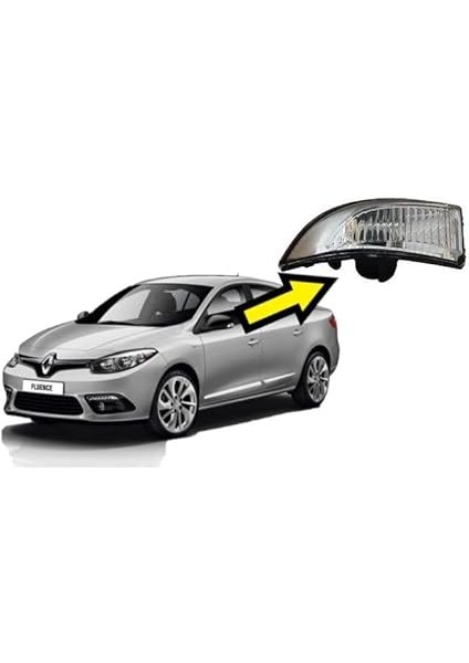 Renault Megane 3 - Fluence - Latitude Ayna Sinyali Sağ (Sürücü Tarafı) fiyatları
