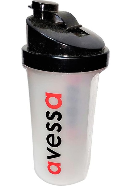 Avessa Shaker Protein Karıştırıcı, 700 Ml, Sızdırmaz, Siyah, SHK-100