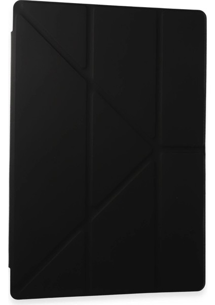 X910 Tab S9 14.6 Kılıf Kalemlikli Mars Tablet Kılıfı - SIYAH-(5796)