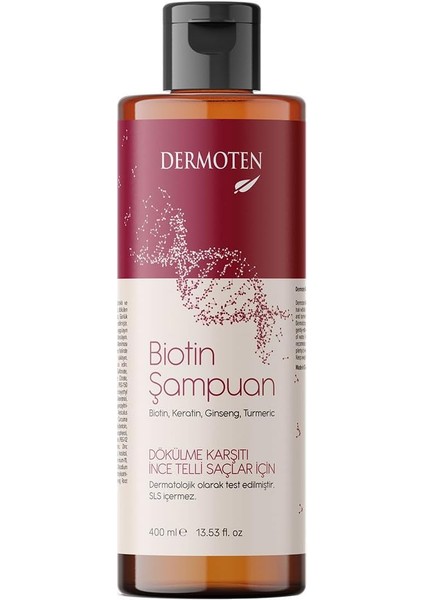 Dermoten Dökülme Karşıtı Biotin Şampuan 400 ml