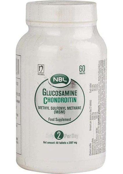 Nbl Glukozamin Kondroitin Msm 60 Tablet fiyatları