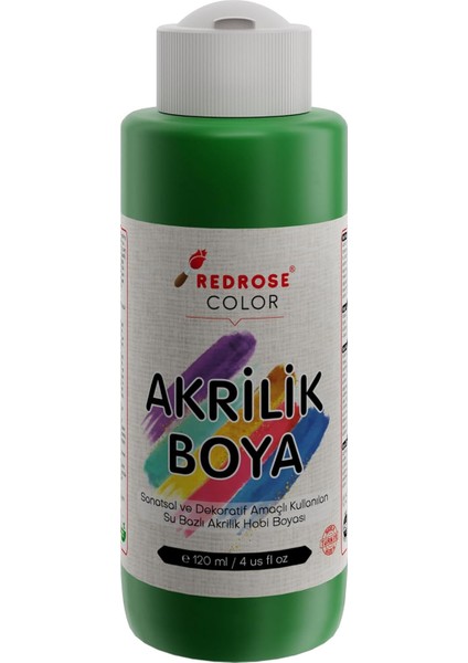 Rose Yeşil Akrilik 120 ml