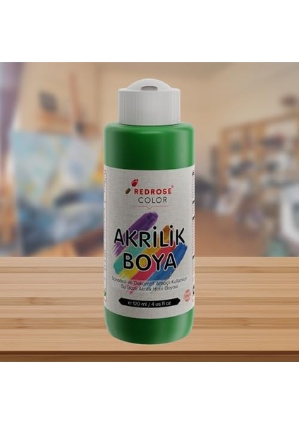 Rose Yeşil Akrilik 120 ml fiyatları