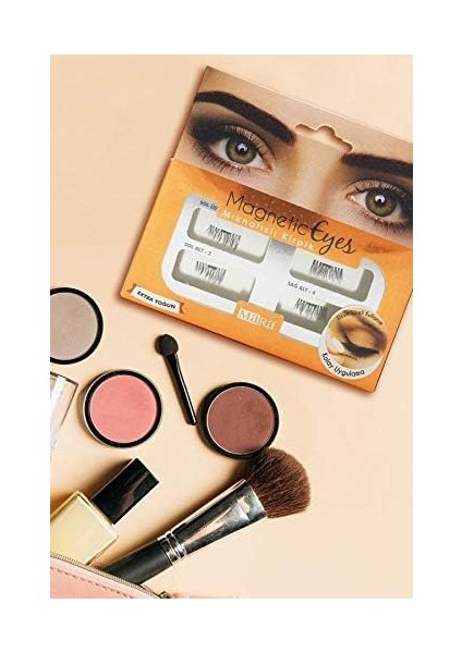 Mara Kozmetik Magnetic Eyes Mıknatıslı Kirpik Extra Yoğun, Siyah