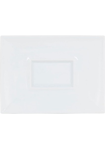 Beyaz Gurme Tabağı 29CM