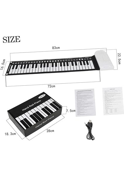 Taşınabilir Elektronik Piyano Taşınabilir Piyano Klavyesi Klavye Piyano Elektrikli Piano Piyano Taşınabilir Katlanabilir Klavye Müziği Katlanır Piyano Silikon fiyatları