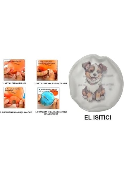 Sevimli Köpek Cep Sobası,el Isıtıcı,sıcak Su Torbası Pvc 9cm fiyatları