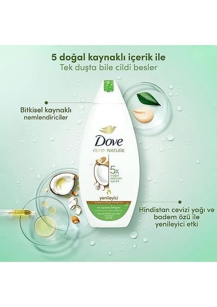 Dove Nemlendirici Duş Jeli Hindistan Cevizi Yağı ve Badem Özü 450 ml modelleri