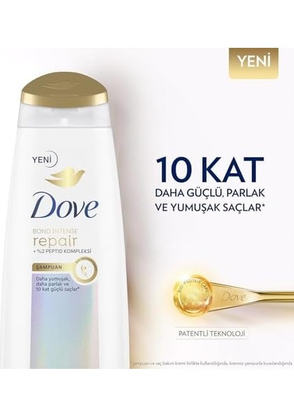Dove Saç Bakım Şampuanı Bond Intense Repair ve Peptid Kompleksi 400 ml fiyatları