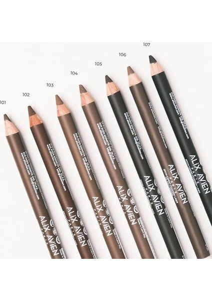 Alıx Avıen Fırçalı Yumuşak Uçlu Belirginleştirici Kahverengi Kaş Kalemi-Eyebrow Expert Powdery Liner 105 Gray modelleri