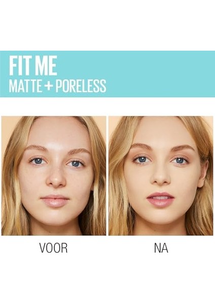 Maybelline New York Fit Me Matte+Poreless Fondöten - 100 Warm Ivory (30 Ml)