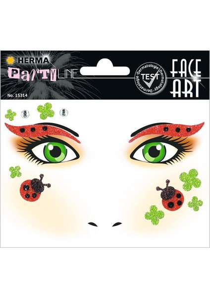 Herma Face Art Decor Yuz Susleme Etiket Ugurbocegi