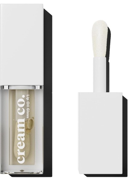 Cream Co. Dudak Parlatıcısı Nemlendirici Besleyici Lip Oil Gloss, Dudak Yağı, Vanilya Aromalı, E Vitamini