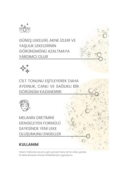 The Veloume Laboratories | Leke Karşıtı Cilt Bakım Serumu, Cilt Lekesi Giderici, 30ML (Arbutin 2% + C Vitamini 10% + Kolajen) fiyatları