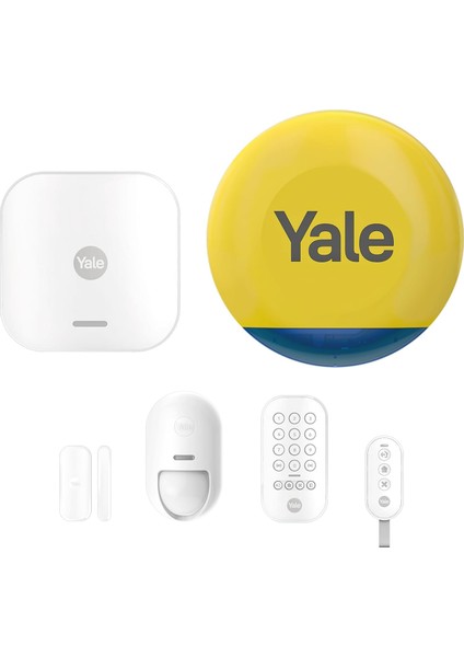 Akıllı Alarm Seti Al- 3-1A-V1 - 6 Parça, Etkin/kısmen Etkin/devre Dışı Modu, 4 Farklı Alan Kontrolü, Eş Zamanlı Uyarı, Horizon, 1 Km Menzil, Uygulaması