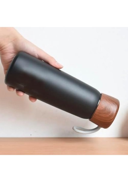 Çift Vakumlu Çelik 380 ml Siyah Termos fiyatları