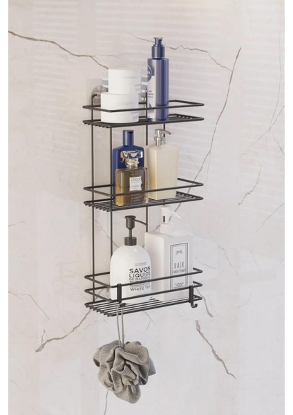 Haus Siyah 2&apos;li Kanca Askı