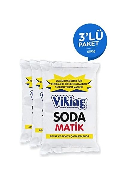 Viking Toz Soda Matik 500 gr 3 Adet fiyatları