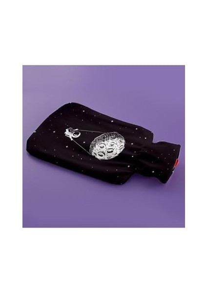 Hediyesepeti Uzay Tasarımlı Minimal Hediyelik Sıcak Su Torbası - Tasarım Kılıflı Termofor - El Ayak Isıtıcı modelleri