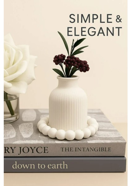 Bohem Tarzı Seramik Vazo ve Dekoratif Hediyelik Boncuklu Bubble Tabak Set fiyatları