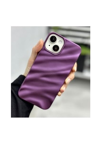 Aksesuar 13-14 ile Uyumlu 3D Wave Kabartma Mat Silikon Kılıf fiyatları