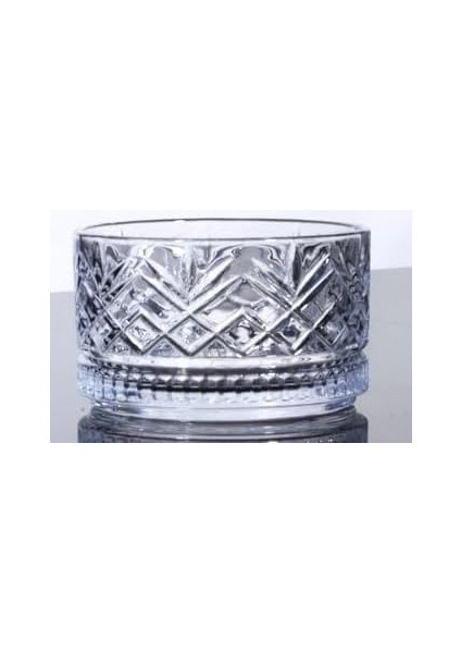 Lüx Büyük Cam Sunum Seti 6&apos;lı, Kesme Cam Dondurmalık ve Tatlı Sunum, 9 cm x 5 cm fiyatları