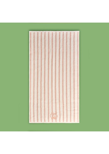 Soft Bemba Yüz Havlusu - Ekru / Pembe - 50X90 cm fiyatları