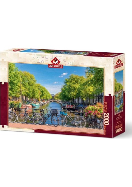 Puzzle Amsterdam Kanalı 2000 Parça